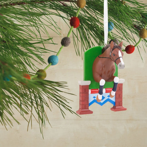 Hallmark : Horse Jumping Hallmark Ornament - Hallmark : Horse Jumping Hallmark Ornament