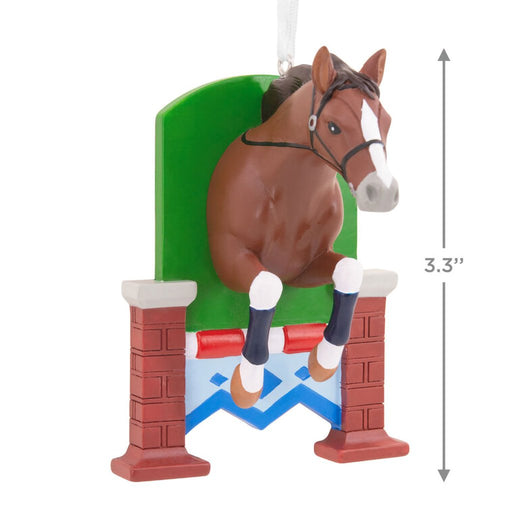 Hallmark : Horse Jumping Hallmark Ornament - Hallmark : Horse Jumping Hallmark Ornament