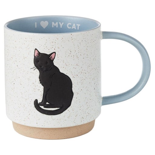 Hallmark : I Heart My Black Cat Mug, 16 oz. - Hallmark : I Heart My Black Cat Mug, 16 oz.