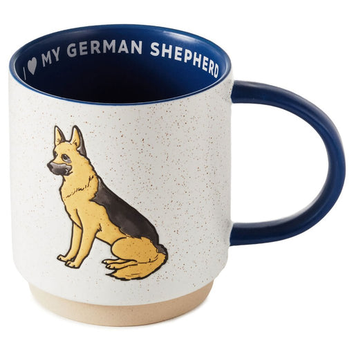 Hallmark : I Heart My German Shepherd Mug, 16 oz. - Hallmark : I Heart My German Shepherd Mug, 16 oz.