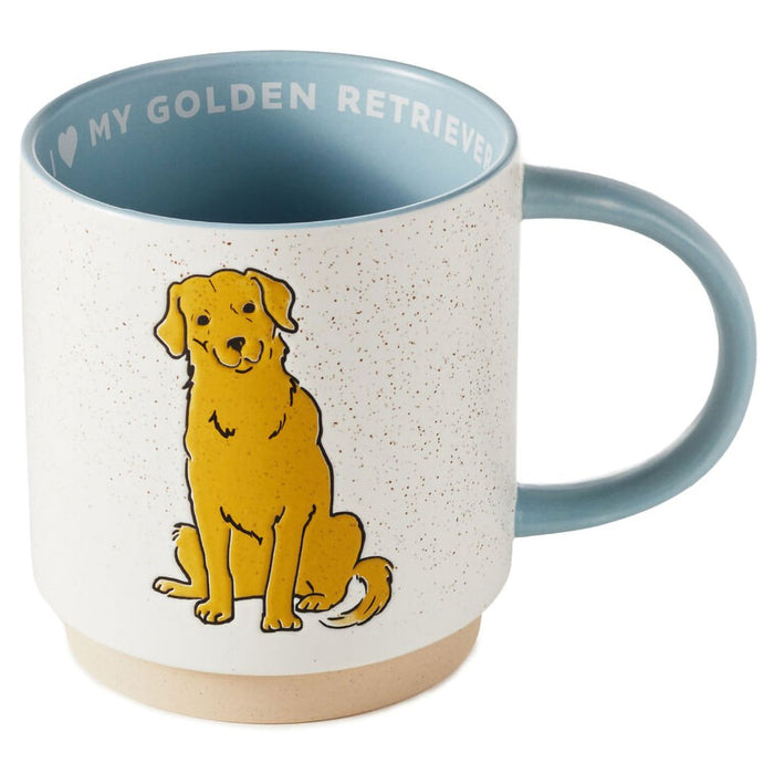 Hallmark : I Heart My Golden Retriever Mug, 16 oz. - Hallmark : I Heart My Golden Retriever Mug, 16 oz.