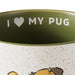 Hallmark : I Heart My Pug Mug, 16 oz. - Hallmark : I Heart My Pug Mug, 16 oz.