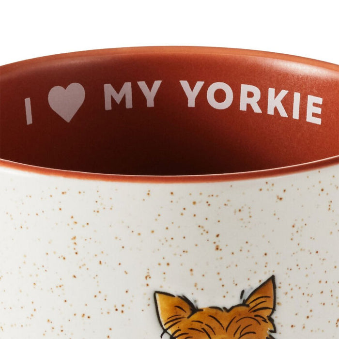 Hallmark : I Heart My Yorkie Mug, 16 oz. - Hallmark : I Heart My Yorkie Mug, 16 oz.