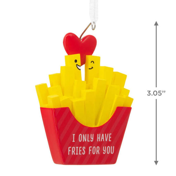 Hallmark : I Only Have Fries for You Hallmark Ornament - Hallmark : I Only Have Fries for You Hallmark Ornament