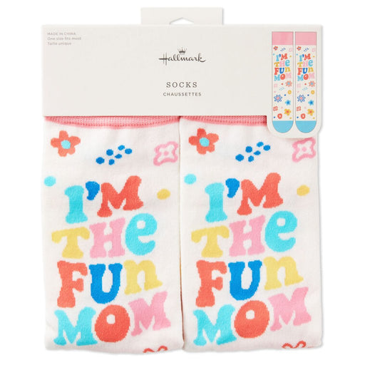 Hallmark : I'm the Fun Mom Novelty Crew Socks - Hallmark : I'm the Fun Mom Novelty Crew Socks