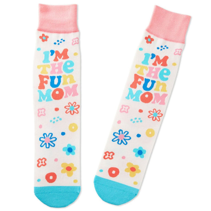 Hallmark : I'm the Fun Mom Novelty Crew Socks - Hallmark : I'm the Fun Mom Novelty Crew Socks