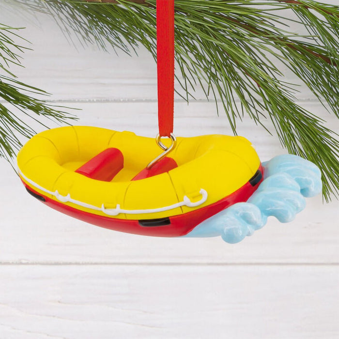 Hallmark : Inflatable Raft Hallmark Ornament - Hallmark : Inflatable Raft Hallmark Ornament