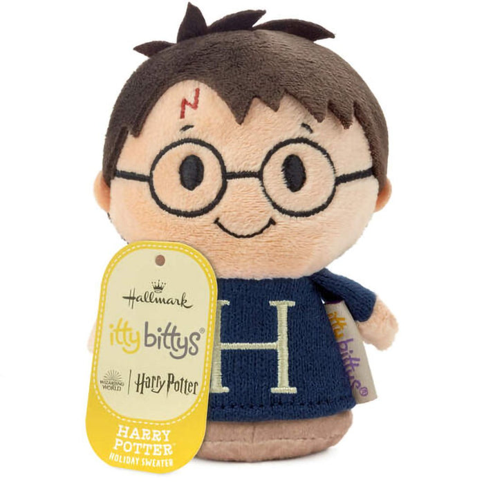 Hallmark : itty bittys® Harry Potter™ Harry in Blue H Sweater Plush - Hallmark : itty bittys® Harry Potter™ Harry in Blue H Sweater Plush