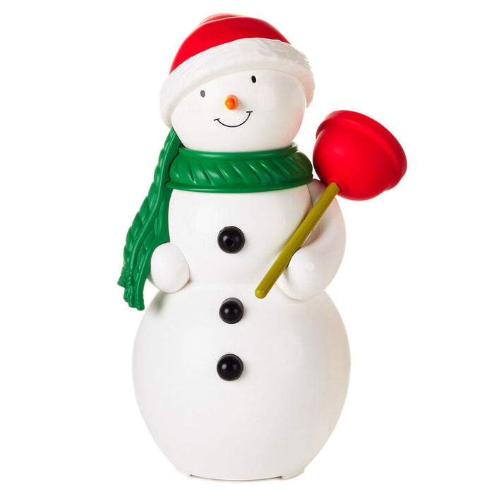 Hallmark : Jolly in the John Holiday Snowman With Sound - Hallmark : Jolly in the John Holiday Snowman With Sound