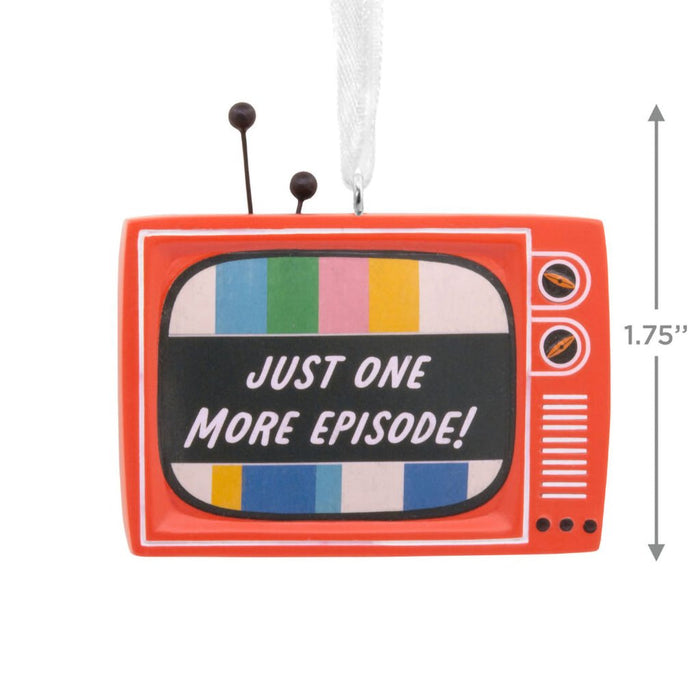Hallmark : Just One More Episode! Vintage TV Hallmark Ornament - Hallmark : Just One More Episode! Vintage TV Hallmark Ornament