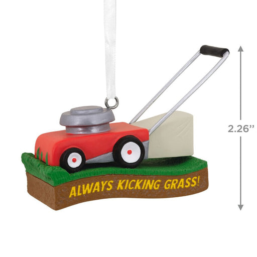 Hallmark : Kicking Grass Lawn Mower Hallmark Ornament - Hallmark : Kicking Grass Lawn Mower Hallmark Ornament