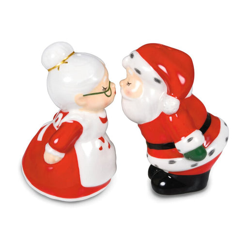 Hallmark : Kissing Clauses Salt and Pepper Shakers, Set of 2 - Hallmark : Kissing Clauses Salt and Pepper Shakers, Set of 2