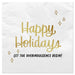 Hallmark : "Let the Overindulgence Begin!" Holiday Cocktail Napkins, Pack of 20 - Hallmark : "Let the Overindulgence Begin!" Holiday Cocktail Napkins, Pack of 20