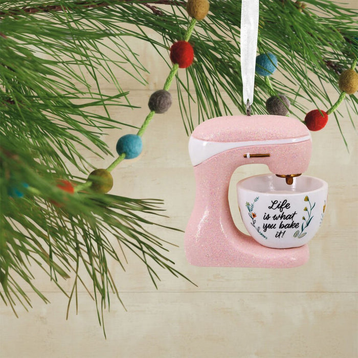 Hallmark : Life Is What You Bake It Pink Stand Mixer Hallmark Ornament - Hallmark : Life Is What You Bake It Pink Stand Mixer Hallmark Ornament