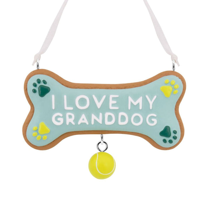 Hallmark : Love My Granddog Hallmark Ornament - Hallmark : Love My Granddog Hallmark Ornament