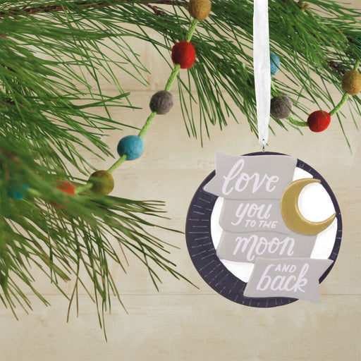 Hallmark : Love You to the Moon and Back Hallmark Ornament - Hallmark : Love You to the Moon and Back Hallmark Ornament