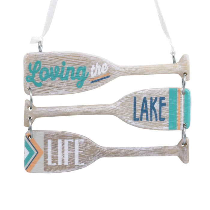 Hallmark : Loving Lake Life Paddles Hallmark Ornament - Hallmark : Loving Lake Life Paddles Hallmark Ornament