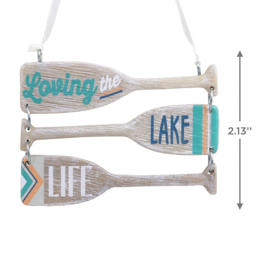 Hallmark : Loving Lake Life Paddles Hallmark Ornament - Hallmark : Loving Lake Life Paddles Hallmark Ornament