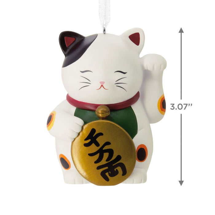 Hallmark : Lucky Cat Hallmark Ornament - Hallmark : Lucky Cat Hallmark Ornament