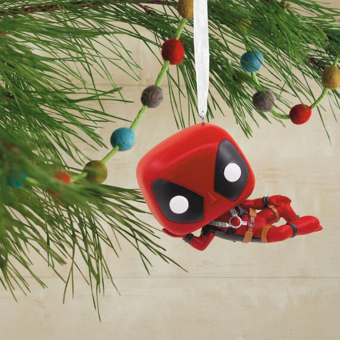 Hallmark : Marvel Deadpool Laying Down Funko POP!® Hallmark Ornament - Hallmark : Marvel Deadpool Laying Down Funko POP!® Hallmark Ornament