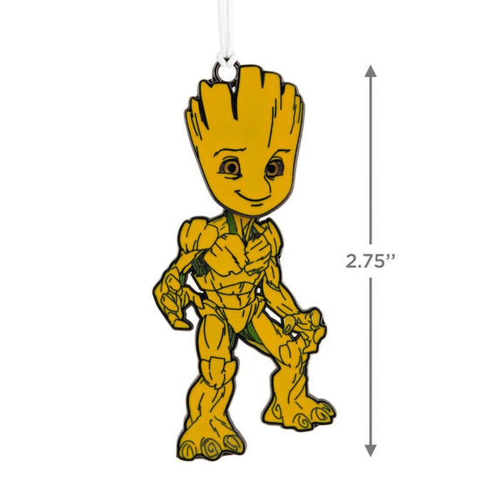 Hallmark : Marvel Groot Moving Metal Hallmark Ornament - Hallmark : Marvel Groot Moving Metal Hallmark Ornament