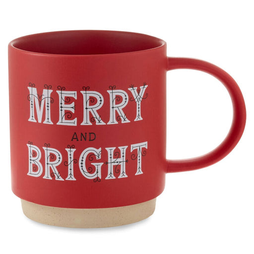 Hallmark : Merry and Bright Holiday Mug, 16 oz. - Hallmark : Merry and Bright Holiday Mug, 16 oz.