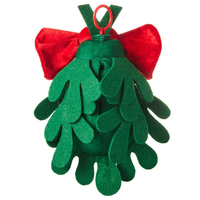 Hallmark : Merry Kiss - mas Drop - Down Plush Mistletoe With Sound - Hallmark : Merry Kiss - mas Drop - Down Plush Mistletoe With Sound