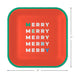 Hallmark : "Merry Merry" Holiday Dessert Plates, Pack of 8 - Hallmark : "Merry Merry" Holiday Dessert Plates, Pack of 8