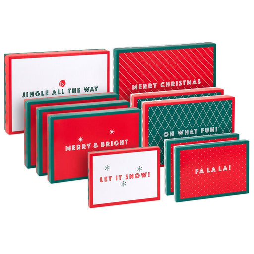 Hallmark : Merry Messages 10 - Pack Assortment Christmas Gift Box Bundle - Hallmark : Merry Messages 10 - Pack Assortment Christmas Gift Box Bundle