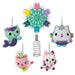 Hallmark : Mini DreamWorks Animation Gabby's Dollhouse Hallmark Tree Topper and Ornaments, Set of 5 - Hallmark : Mini DreamWorks Animation Gabby's Dollhouse Hallmark Tree Topper and Ornaments, Set of 5