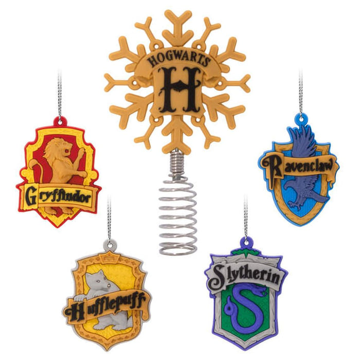 Hallmark : Mini Harry Potter™ Hallmark Tree Topper and Ornaments, Set of 5 - Hallmark : Mini Harry Potter™ Hallmark Tree Topper and Ornaments, Set of 5