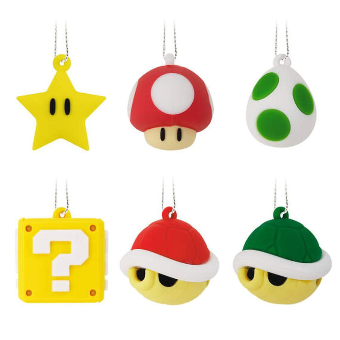 Hallmark : Mini Nintendo Super Mario™ Shatterproof Hallmark Ornaments, Set of 6 - Hallmark : Mini Nintendo Super Mario™ Shatterproof Hallmark Ornaments, Set of 6