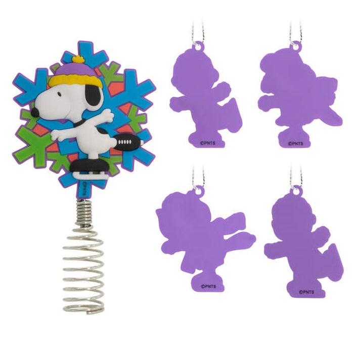 Hallmark : Mini Peanuts® Hallmark Tree Topper and Ornaments, Set of 5 - Hallmark : Mini Peanuts® Hallmark Tree Topper and Ornaments, Set of 5