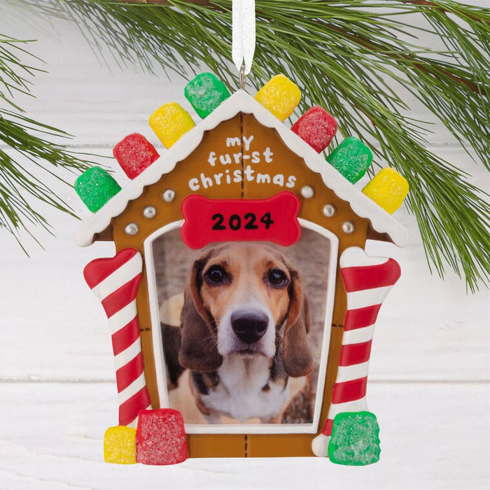 Hallmark : My Fur - st Christmas 2024 Photo Frame Hallmark Ornament - Hallmark : My Fur - st Christmas 2024 Photo Frame Hallmark Ornament