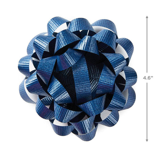 Hallmark : Navy Blue Gift Confetti Bow - Hallmark : Navy Blue Gift Confetti Bow - Annies Hallmark and Gretchens Hallmark, Sister Stores