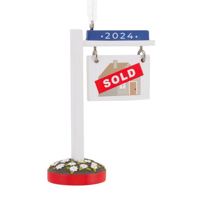 Hallmark : New Home Sold Sign 2024 Hallmark Ornament - Hallmark : New Home Sold Sign 2024 Hallmark Ornament