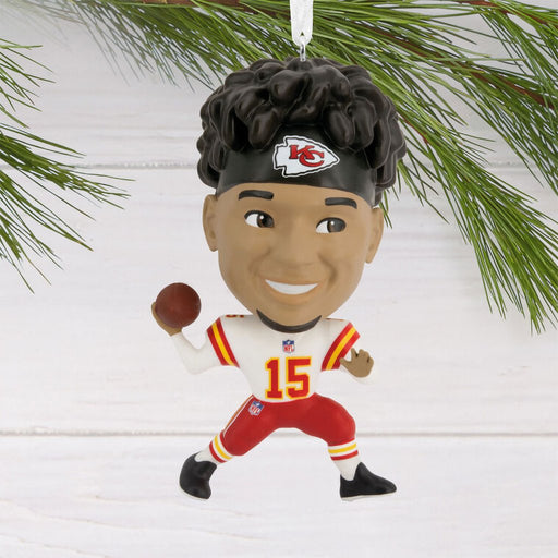 Hallmark : NFL Kansas City Chiefs Patrick Mahomes Bouncing Buddy Hallmark Ornament - Hallmark : NFL Kansas City Chiefs Patrick Mahomes Bouncing Buddy Hallmark Ornament