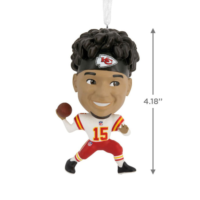 Hallmark : NFL Kansas City Chiefs Patrick Mahomes Bouncing Buddy Hallmark Ornament - Hallmark : NFL Kansas City Chiefs Patrick Mahomes Bouncing Buddy Hallmark Ornament