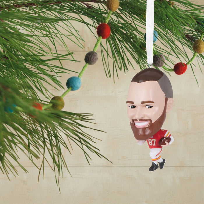 Hallmark : NFL Kansas City Chiefs Travis Kelce Bouncing Buddy Hallmark Ornament - Hallmark : NFL Kansas City Chiefs Travis Kelce Bouncing Buddy Hallmark Ornament