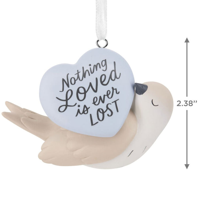 Hallmark : Nothing Loved Is Lost Dove Memorial Hallmark Ornament - Hallmark : Nothing Loved Is Lost Dove Memorial Hallmark Ornament