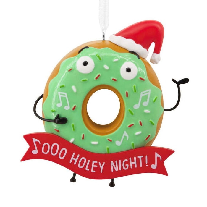 Hallmark : O Holey Night Donut Hallmark Ornament - Hallmark : O Holey Night Donut Hallmark Ornament