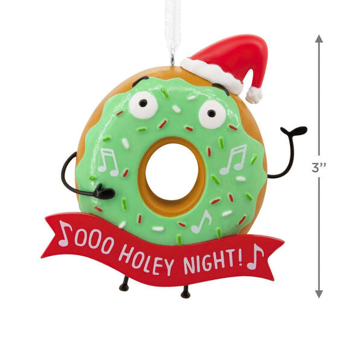 Hallmark : O Holey Night Donut Hallmark Ornament - Hallmark : O Holey Night Donut Hallmark Ornament