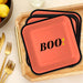 Hallmark : Orange and Black "Boo!" Halloween Dinner Plates, Pack of 8 - Hallmark : Orange and Black "Boo!" Halloween Dinner Plates, Pack of 8