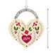 Hallmark : Our First Christmas Heart 2024 Hallmark Ornament - Hallmark : Our First Christmas Heart 2024 Hallmark Ornament