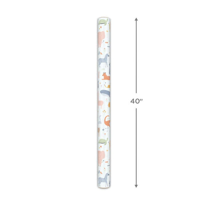 Hallmark : Pastel Animals Jumbo Wrapping Paper, 90 sq. ft. - Hallmark : Pastel Animals Jumbo Wrapping Paper, 90 sq. ft.