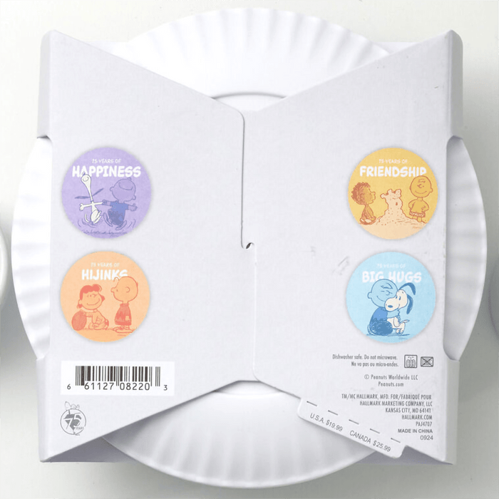 Hallmark : Peanuts® 75th Anniversary Appetizer Plate Set - Hallmark : Peanuts® 75th Anniversary Appetizer Plate Set