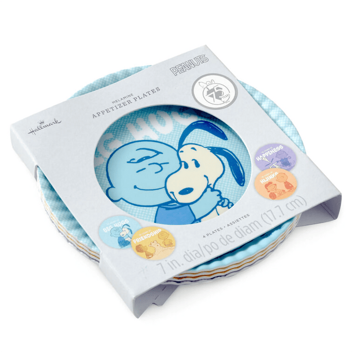 Hallmark : Peanuts® 75th Anniversary Appetizer Plate Set - Hallmark : Peanuts® 75th Anniversary Appetizer Plate Set