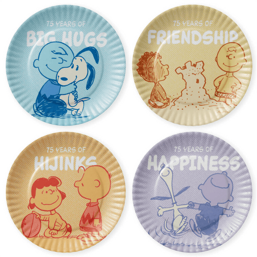 Hallmark : Peanuts® 75th Anniversary Appetizer Plate Set - Hallmark : Peanuts® 75th Anniversary Appetizer Plate Set