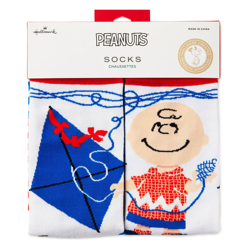 Hallmark :Peanuts® Charlie Brown With Kite Novelty Crew Socks - Hallmark :Peanuts® Charlie Brown With Kite Novelty Crew Socks