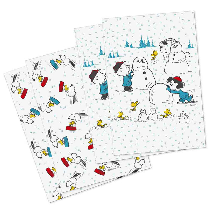 Hallmark : Peanuts® Gang 4 - Pack Medium Christmas Gift Boxes - Hallmark : Peanuts® Gang 4 - Pack Medium Christmas Gift Boxes